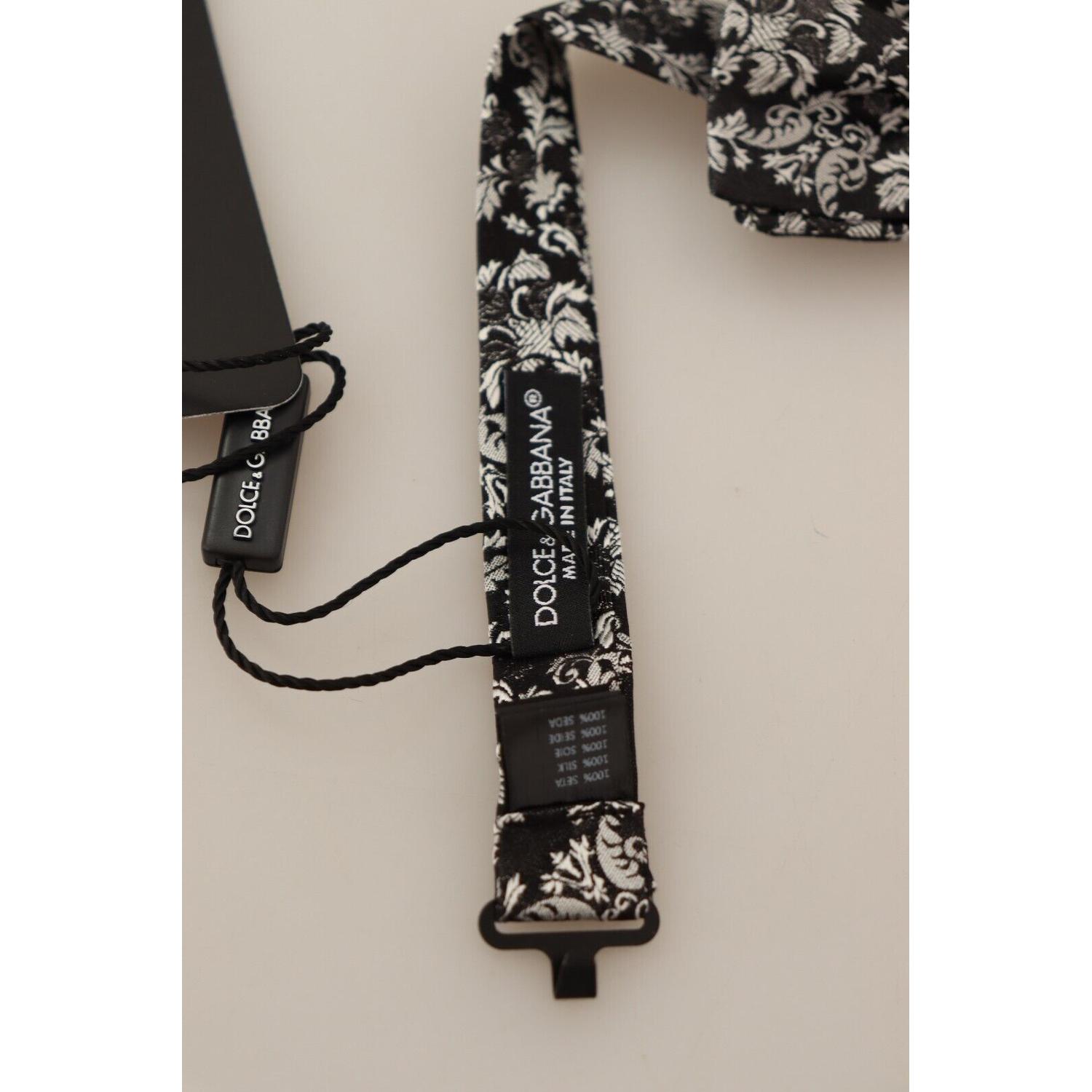 Dolce & Gabbana Multicolor Floral Adjustable Neck Papillon Bow Tie (Copy)