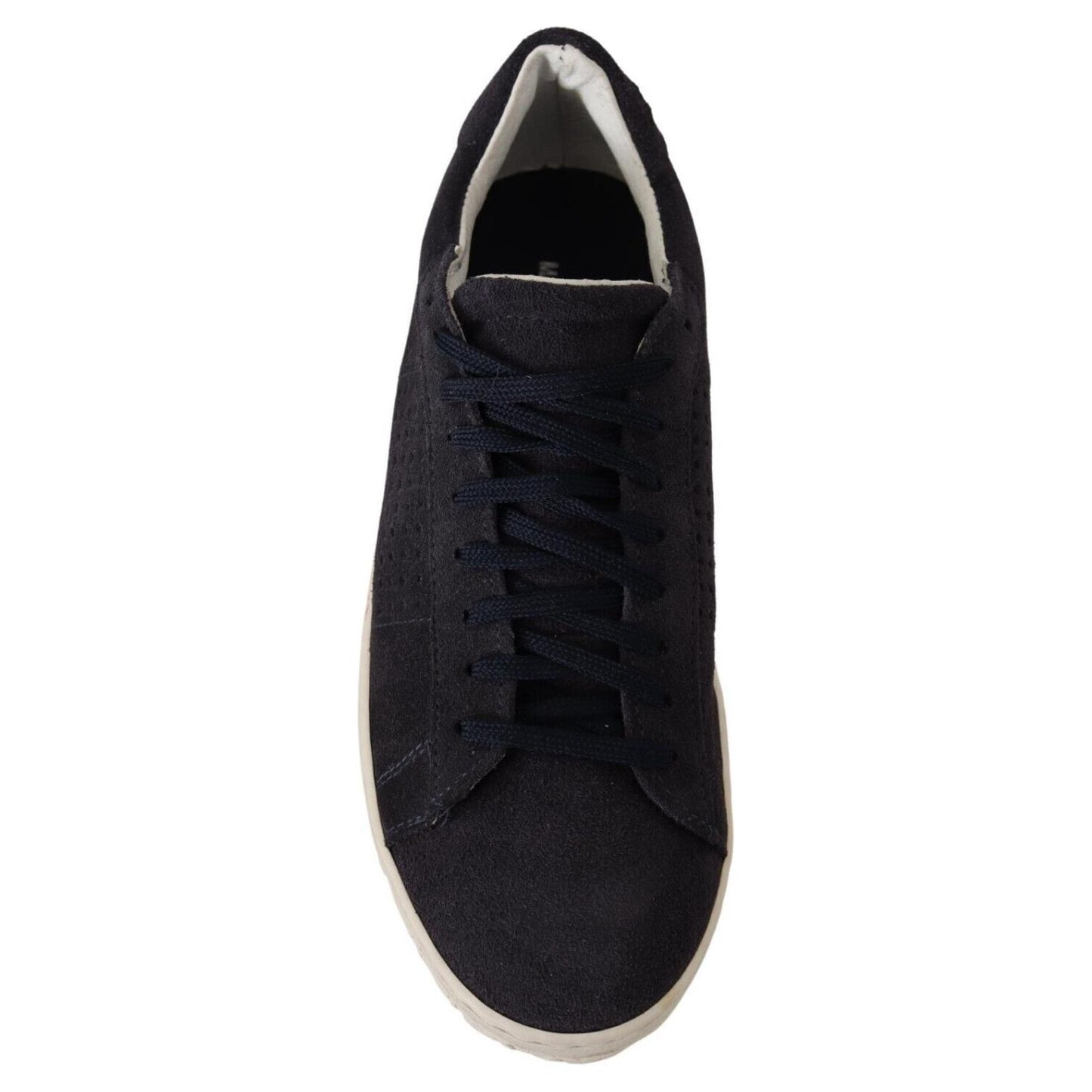 La Scarpa Italiana Elegant Suede Low Top Sneakers MAN SNEAKERS La Scarpa Italiana