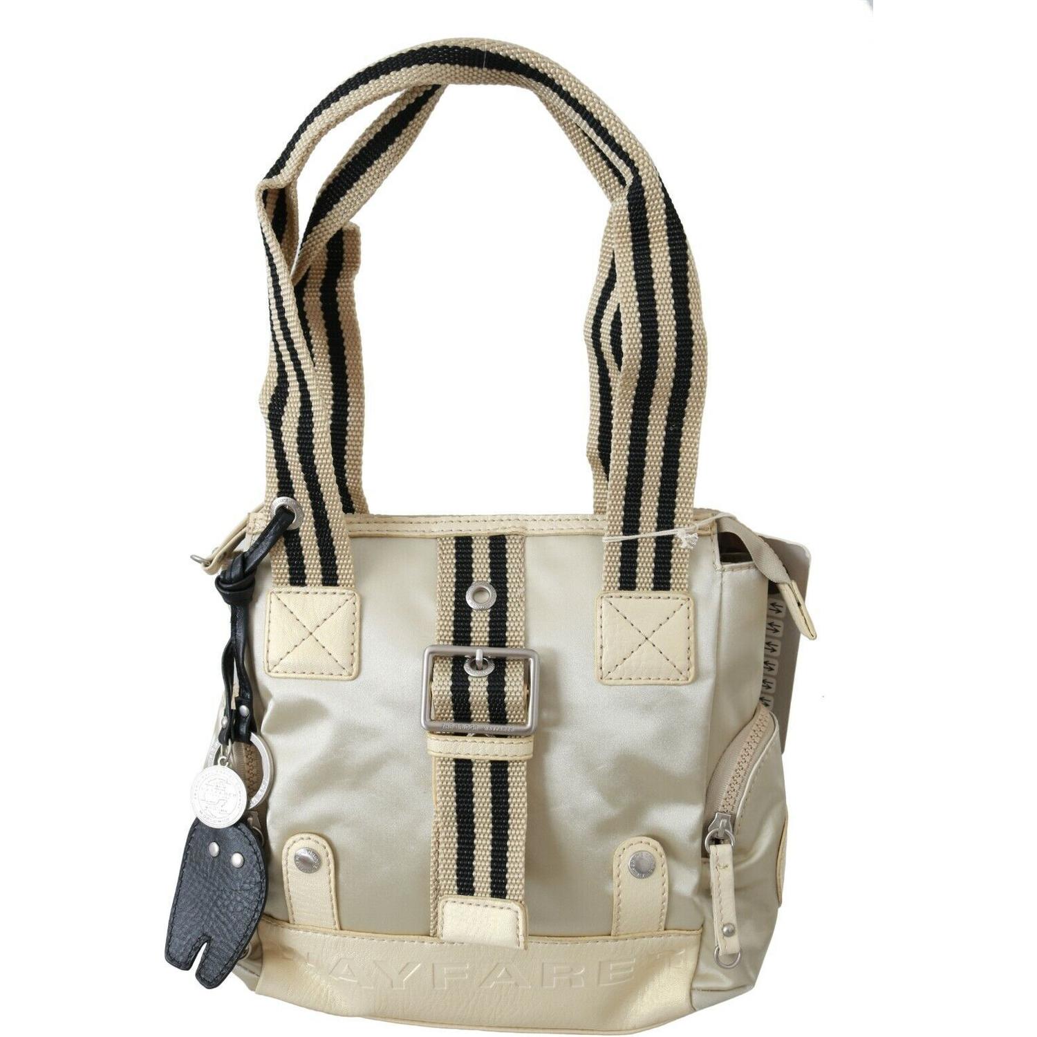 WAYFARER Beige Handbag Shoulder Tote Fabric Purse