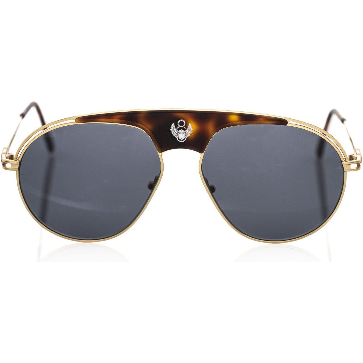 Frankie Morello Brown Metallic Sunglass for Men Frankie Morello