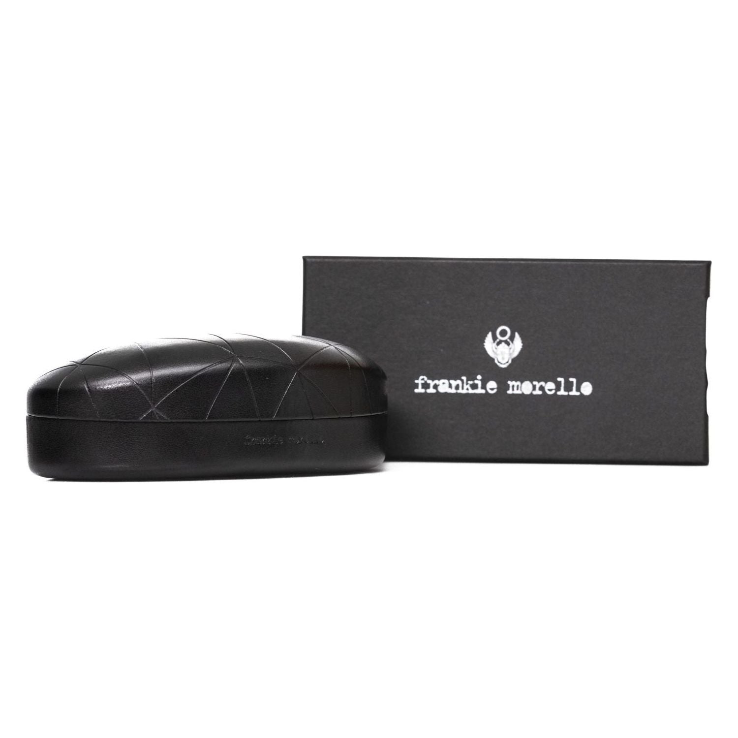 Frankie Morello Brown Metallic Fibre Men Sunglass