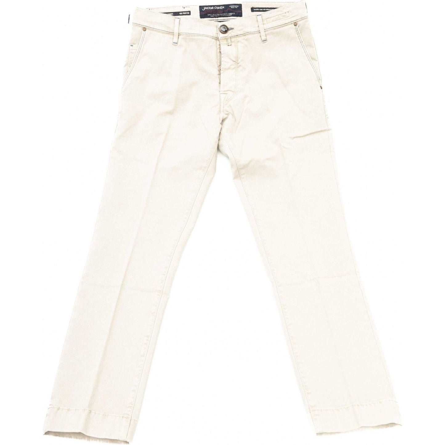 Jacob Cohen Elegant Silver Chino Model Trousers Jacob Cohen