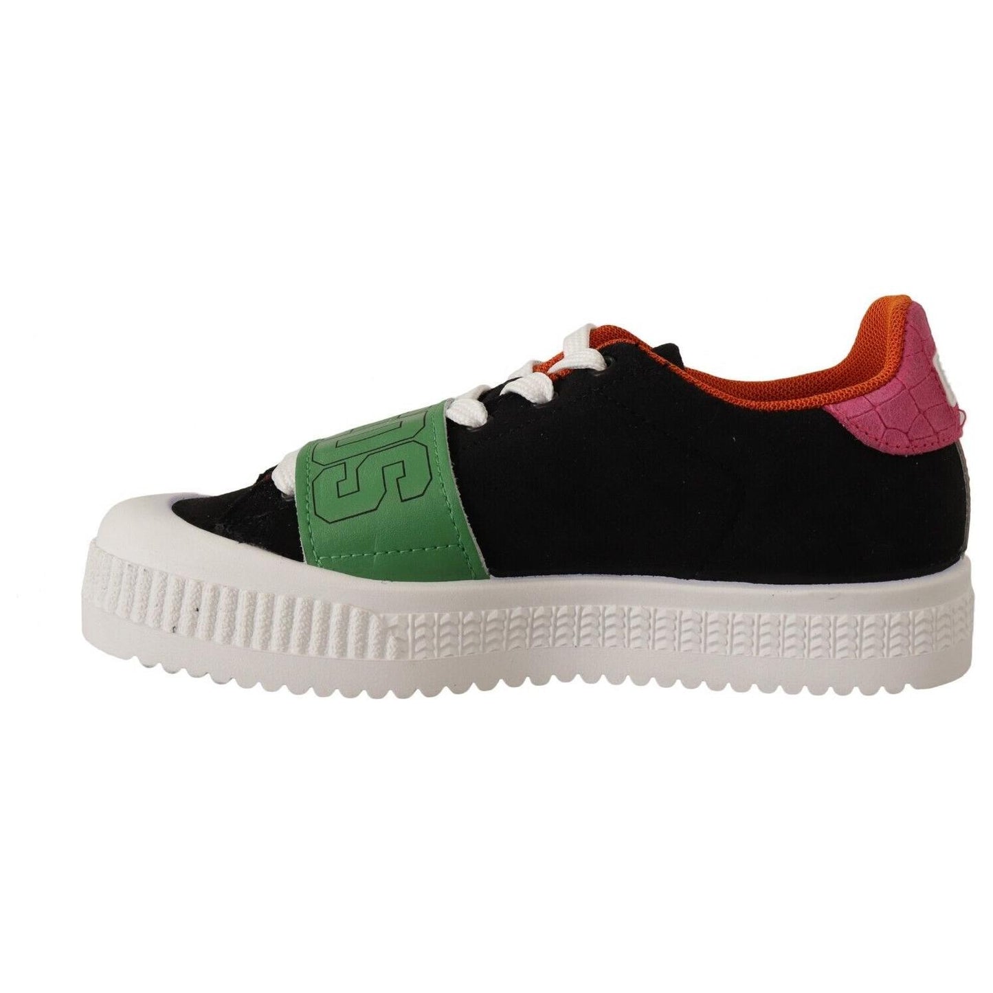 GCDS Stylish Multicolor Low Top Lace-Up Sneakers GCDS