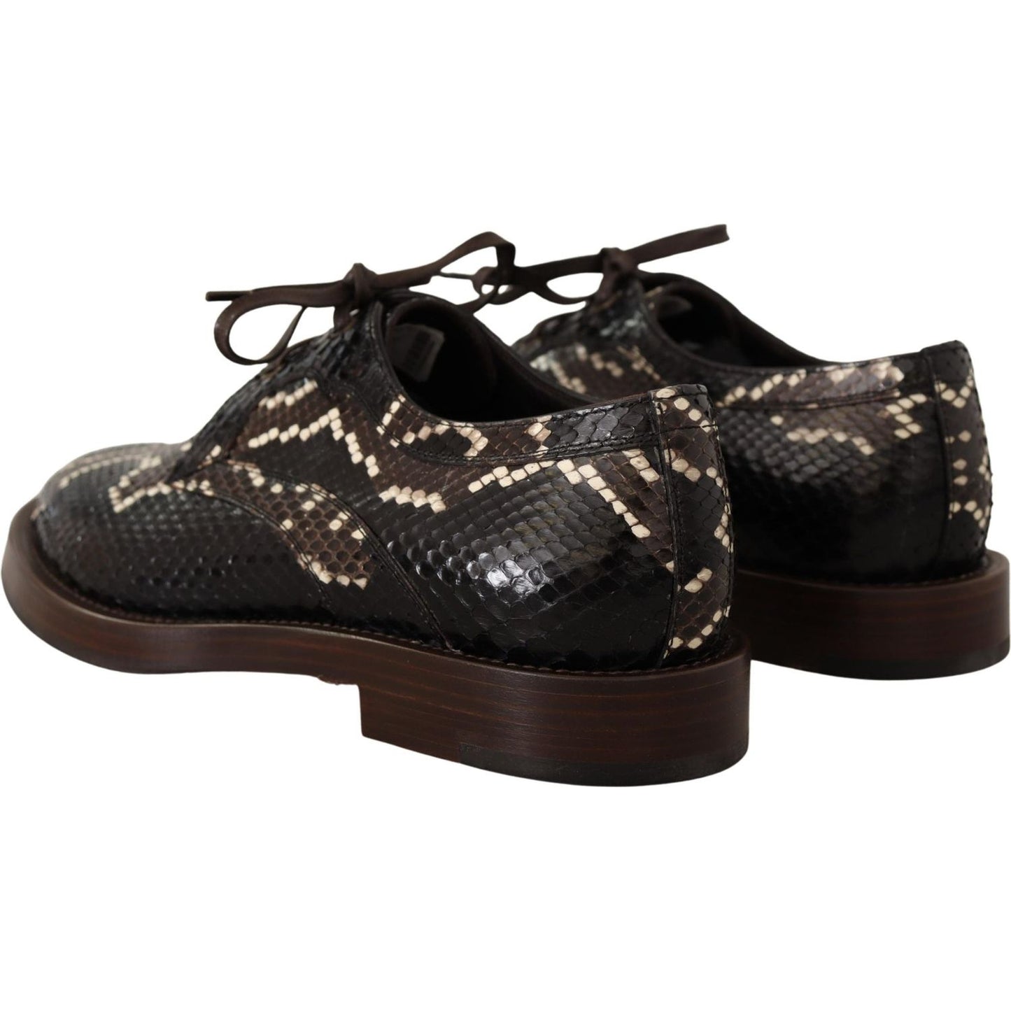 Dolce & Gabbana Elegant Formal Python Derby Shoes Dolce & Gabbana