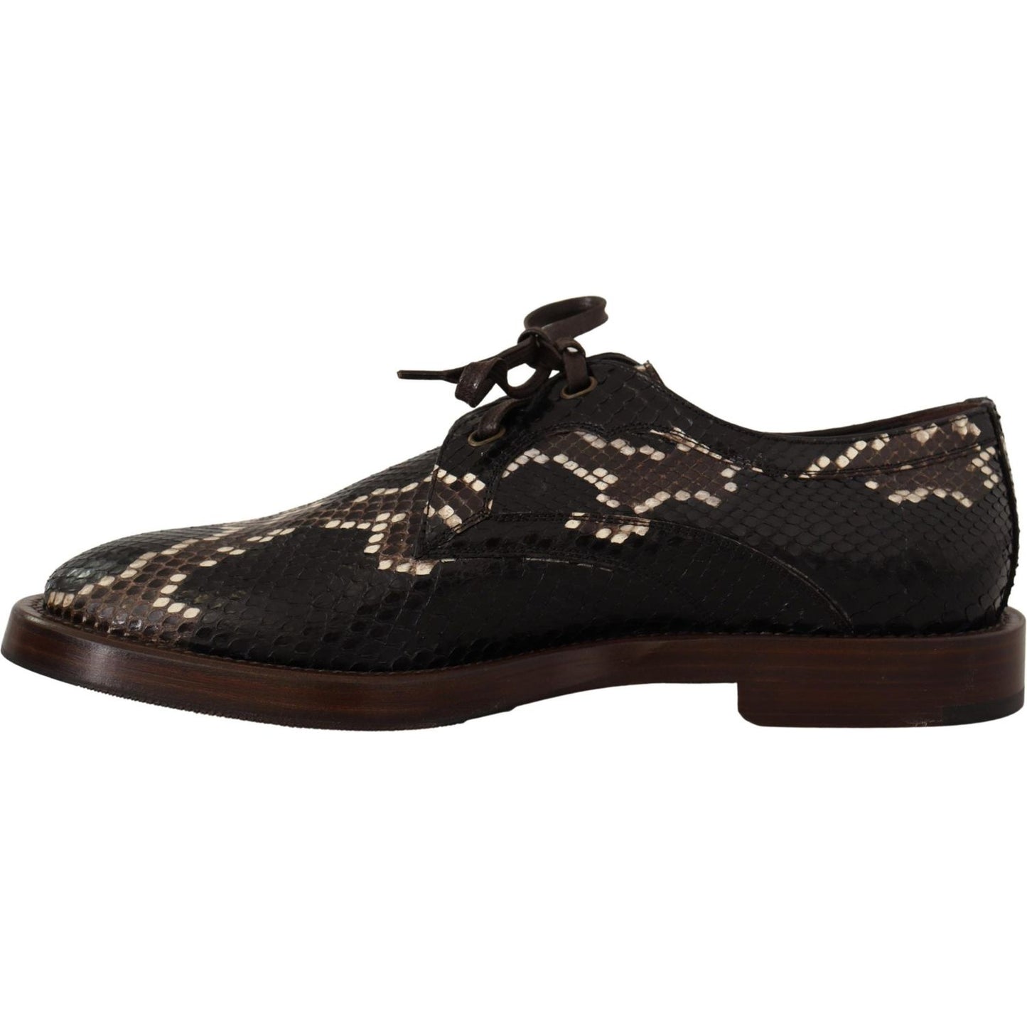 Dolce & Gabbana Elegant Formal Python Derby Shoes Dolce & Gabbana