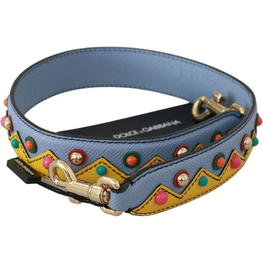 Dolce & Gabbana Multicolor Leather Shoulder Strap Accessory Dolce & Gabbana