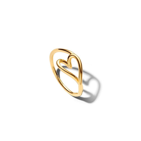 PANDORA Mod. ORGANICALLY SHAPED HEART SMALL RING-0