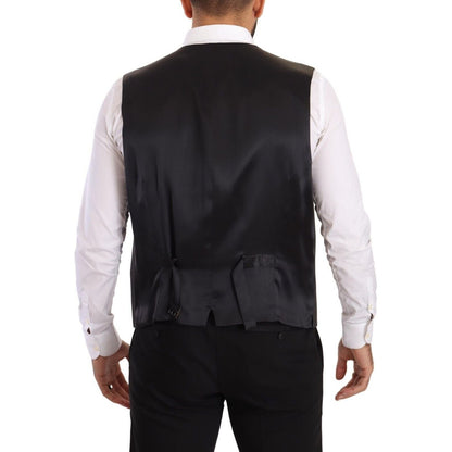 Dolce & Gabbana Gray Double Breasted 2 Piece SICILIA Blazer