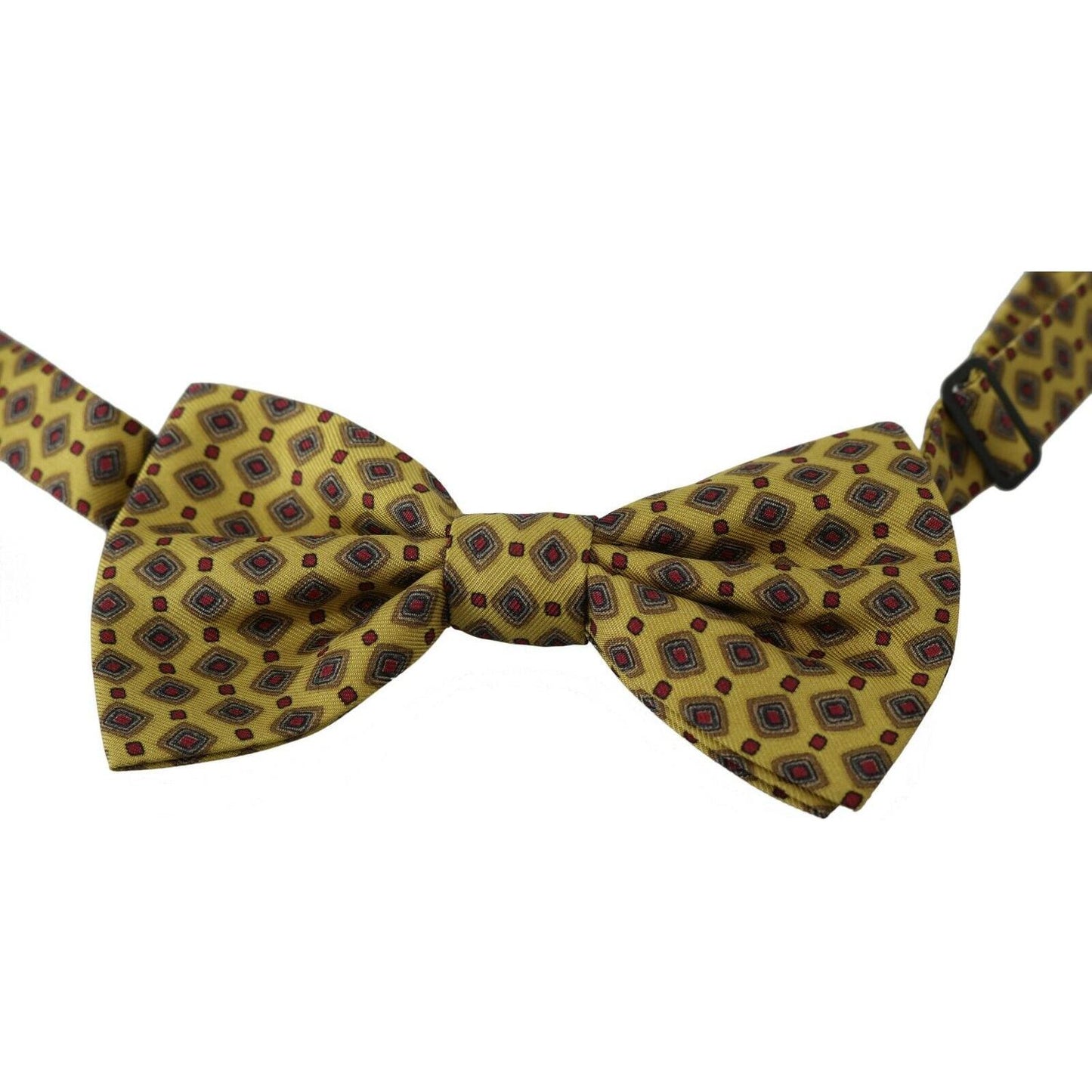 Dolce & Gabbana Elegant Yellow Silk Bow Tie Dolce & Gabbana