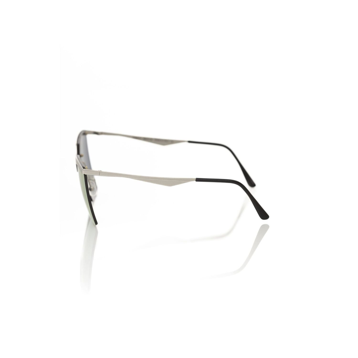 Frankie Morello Silver Metallic Women Sunglasses