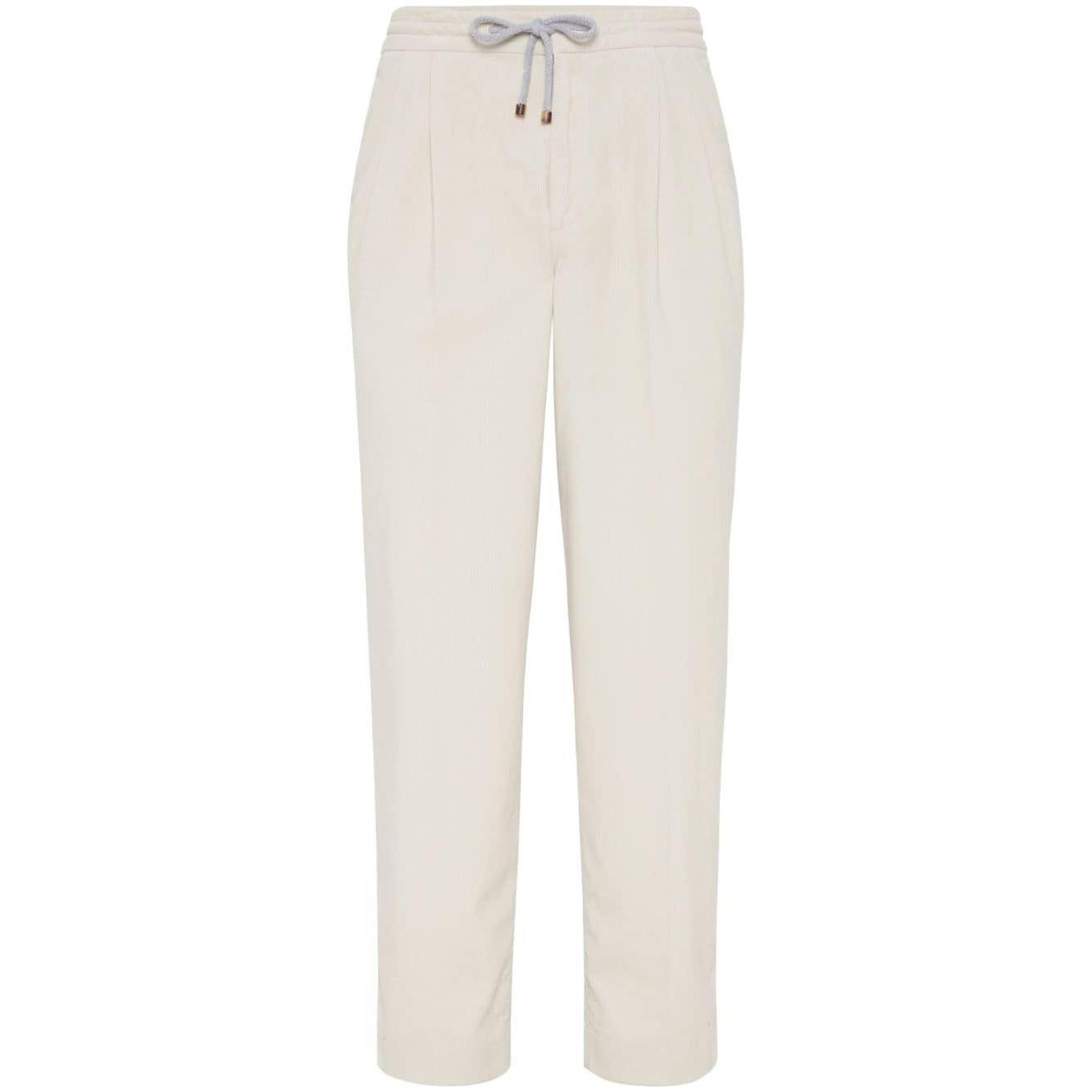 Brunello Cucinelli Trousers White Trousers Brunello Cucinelli