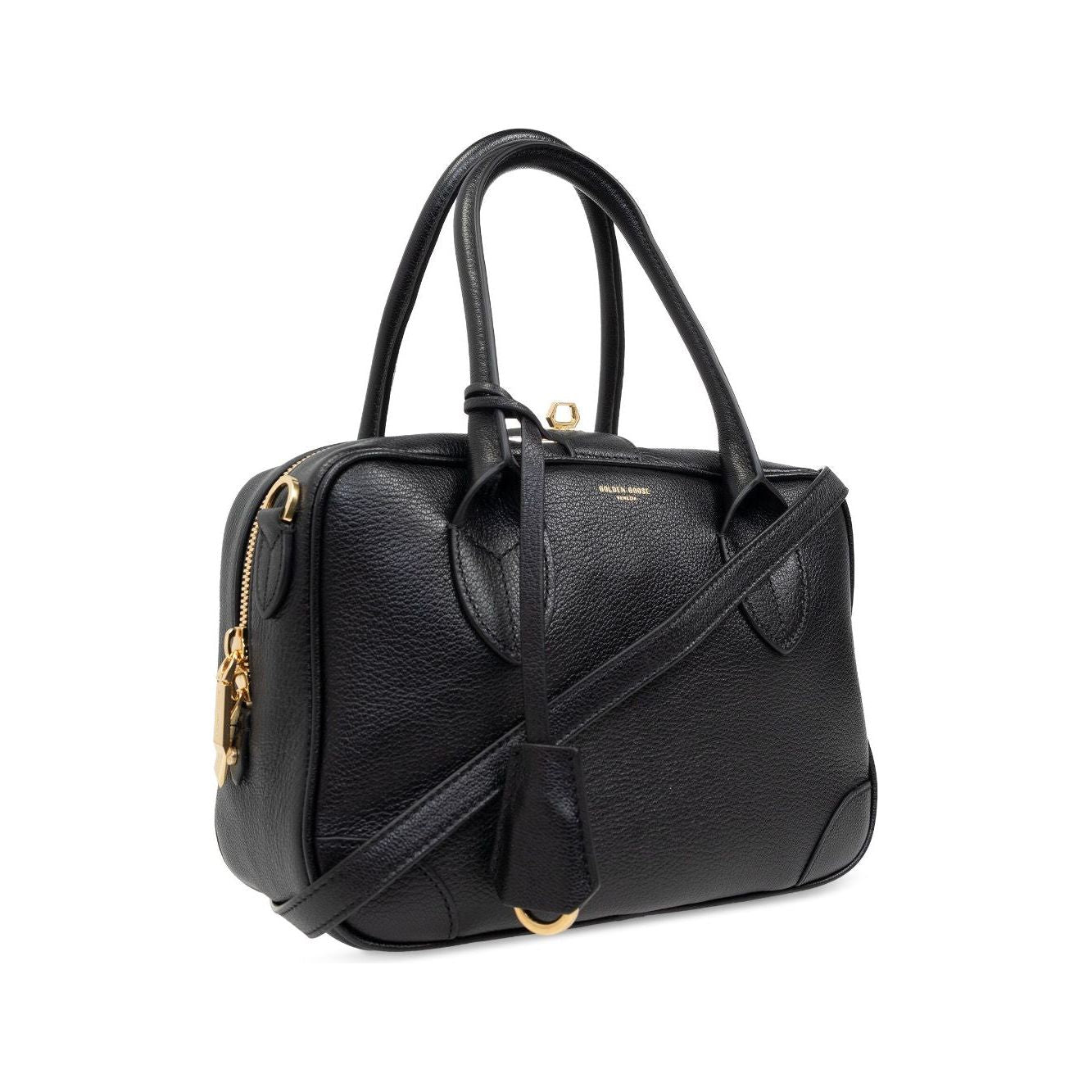 Golden Goose goatskin rectangle body Bag Black Handbag Golden Goose