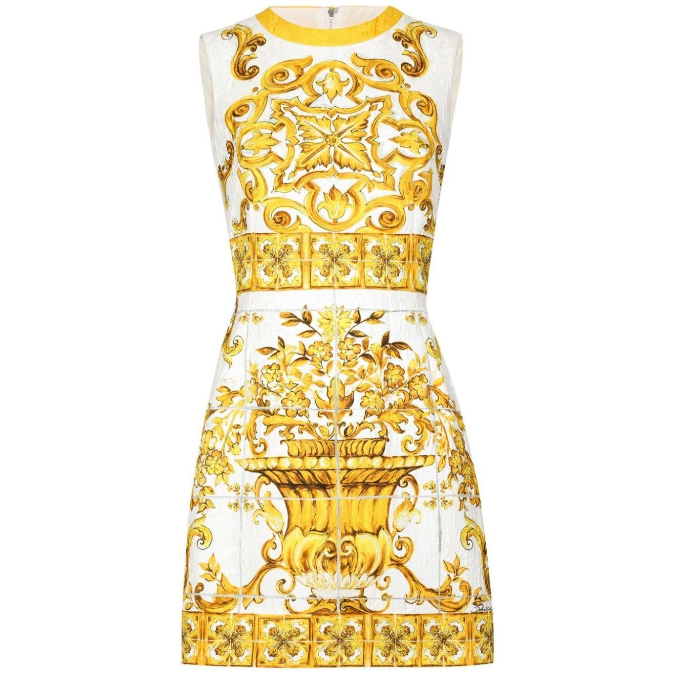 Dolce & Gabbana Dresses Yellow Dresses Dolce & Gabbana