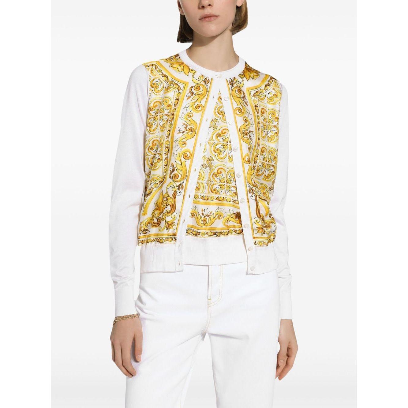 Dolce & Gabbana Top Yellow Topwear Dolce & Gabbana