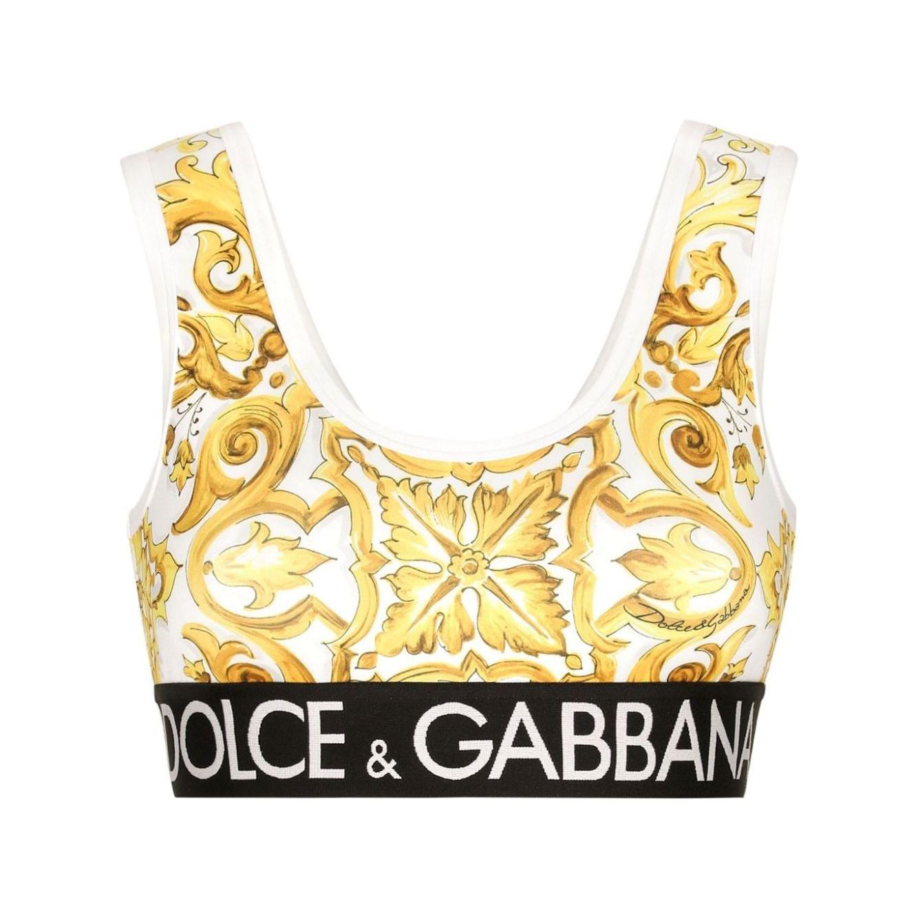 Dolce & Gabbana Top Yellow Topwear Dolce & Gabbana