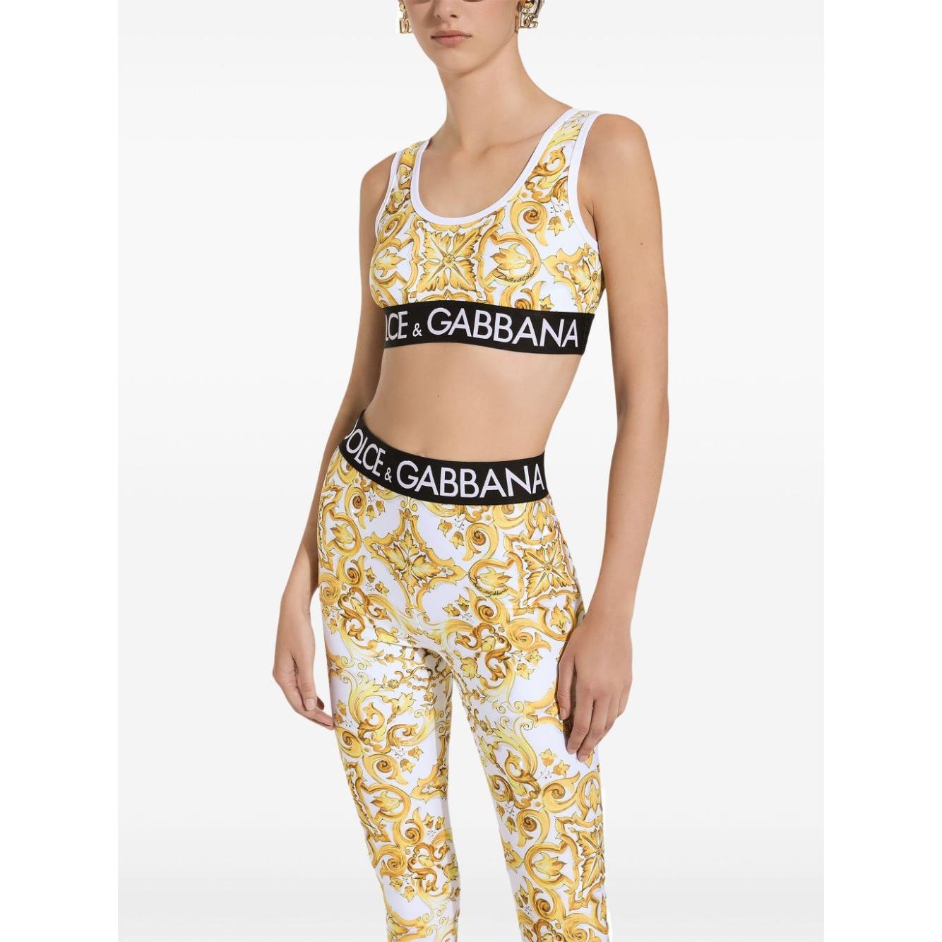 Dolce & Gabbana Top Yellow Topwear Dolce & Gabbana