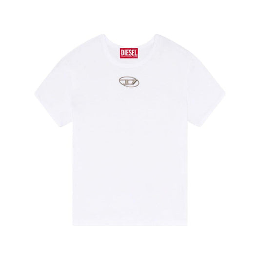 Diesel T-shirts and Polos White Topwear Diesel