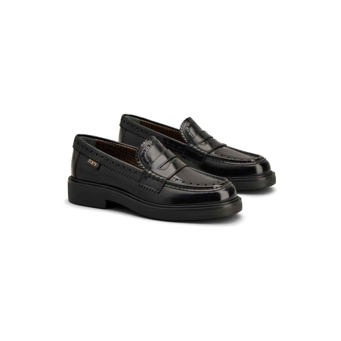 Tod's Flat shoes Black Moccasins Tod'S