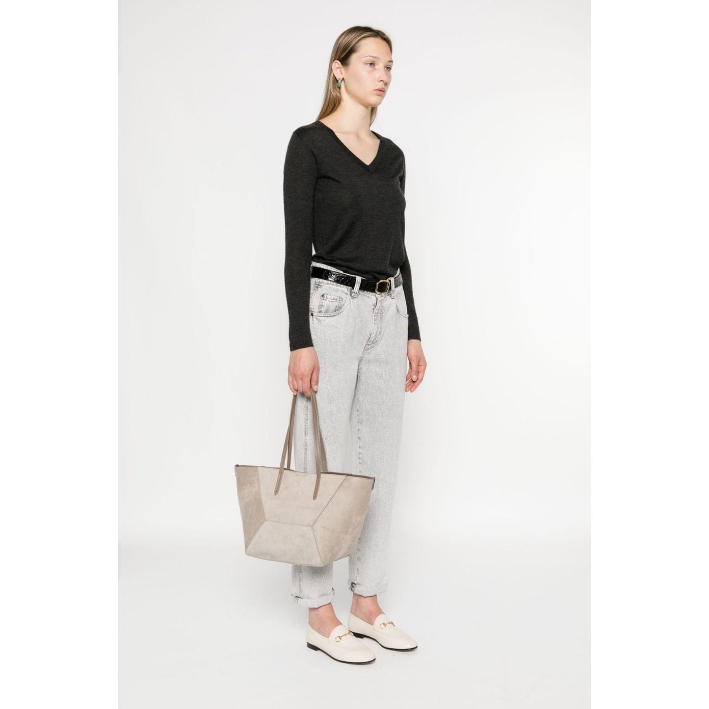 Brunello Cucinelli Bags.. Grey Shopper Brunello Cucinelli