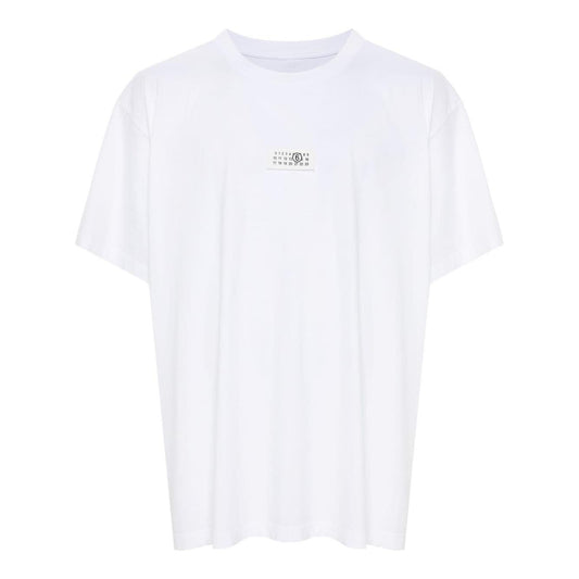 MM6 Maison Margiela T-shirts and Polos White Topwear MM6 Maison Margiela