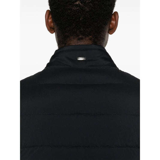 Herno Jackets Black Vests Herno