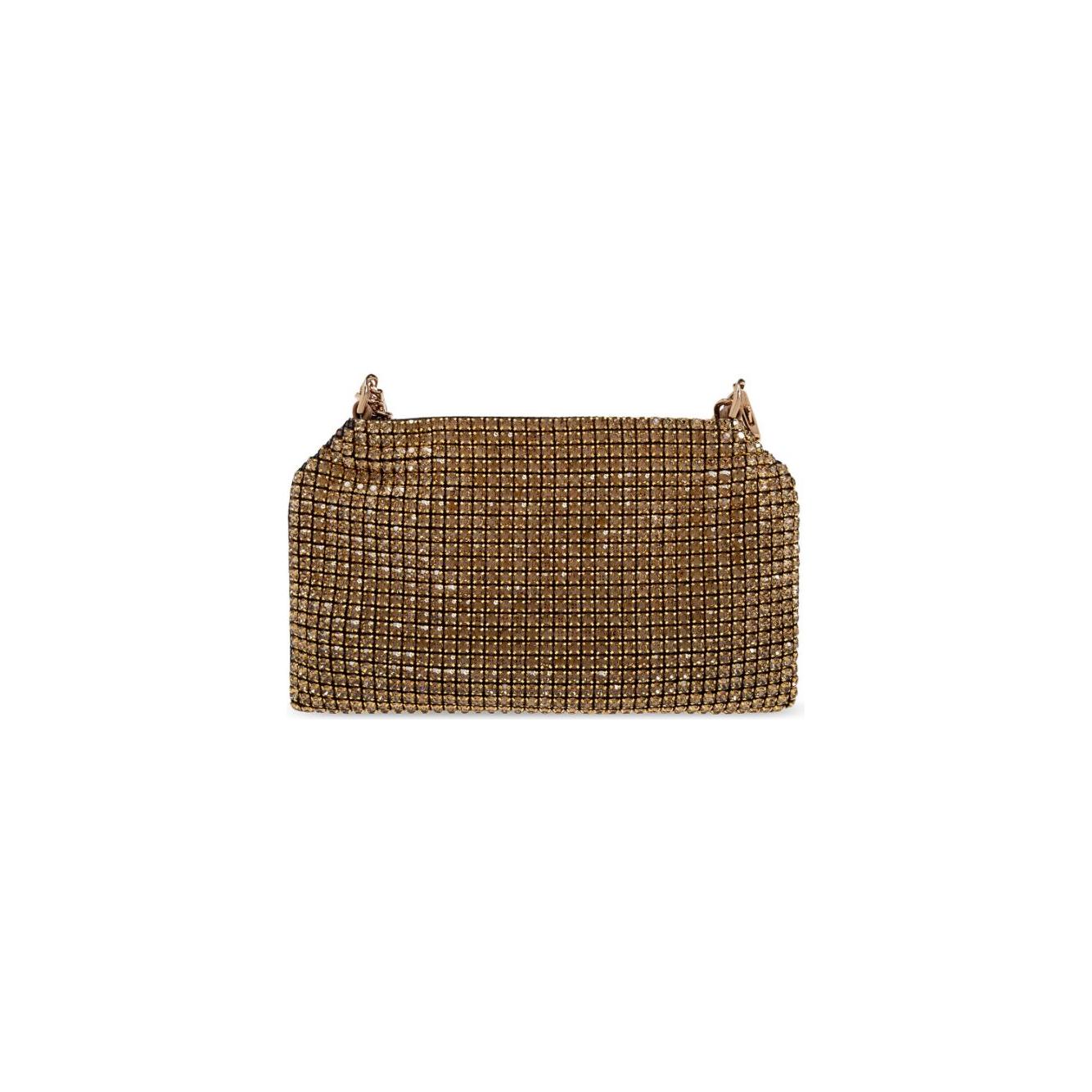 Stella McCartney brown crystal embellishment Clutch Bag Clutches Stella McCartney