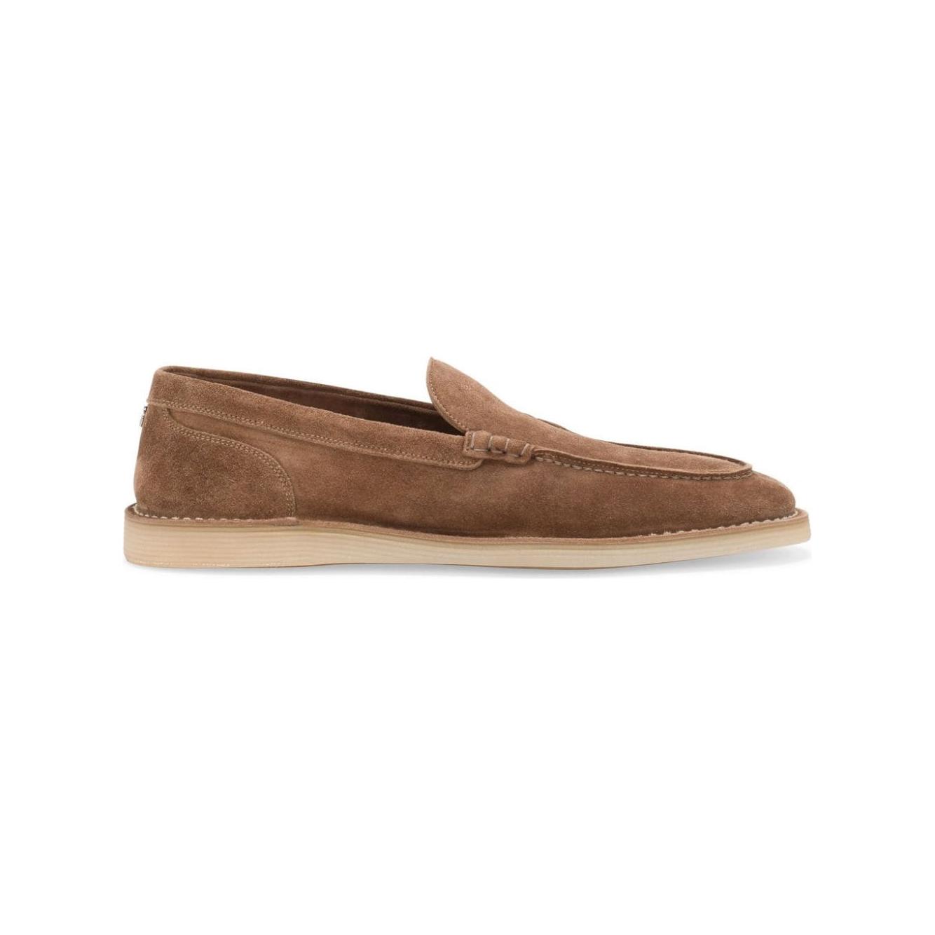 Dolce & Gabbana Flat shoes Beige Moccasins Dolce & Gabbana