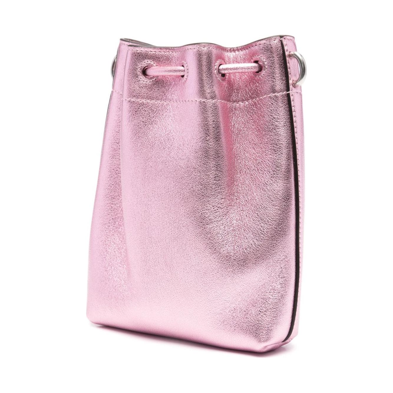 Jimmy Choo rose pink leather metallic finish Bag Clutches Jimmy Choo