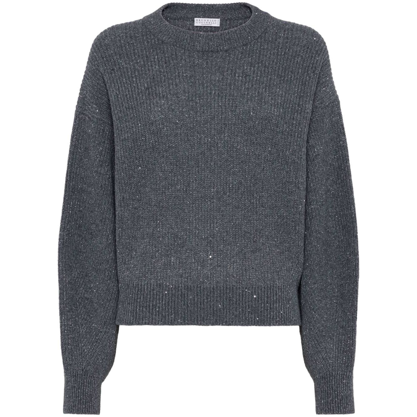 Brunello Cucinelli Sweaters Grey Topwear Brunello Cucinelli