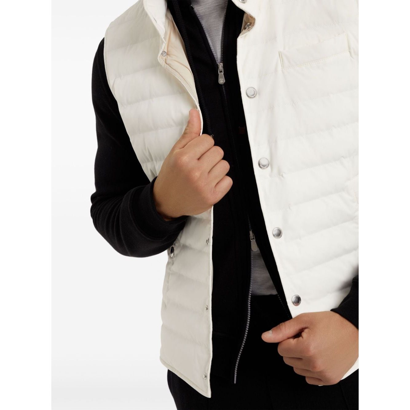 Brunello Cucinelli Jackets White Vests Brunello Cucinelli