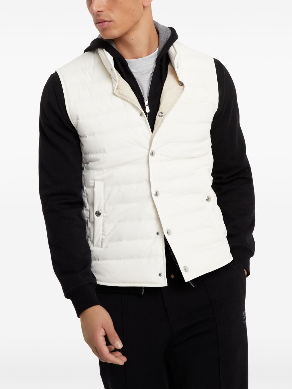 Brunello Cucinelli Jackets White Vests Brunello Cucinelli