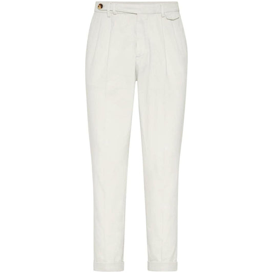 Brunello Cucinelli Trousers Cream Trousers Brunello Cucinelli