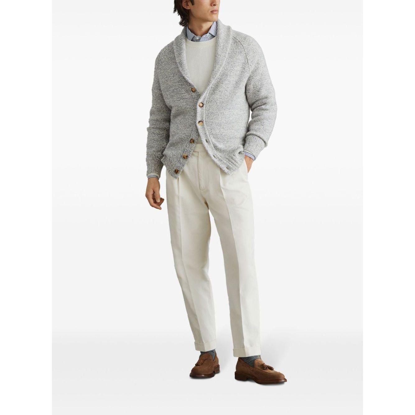 Brunello Cucinelli Trousers Cream Trousers Brunello Cucinelli