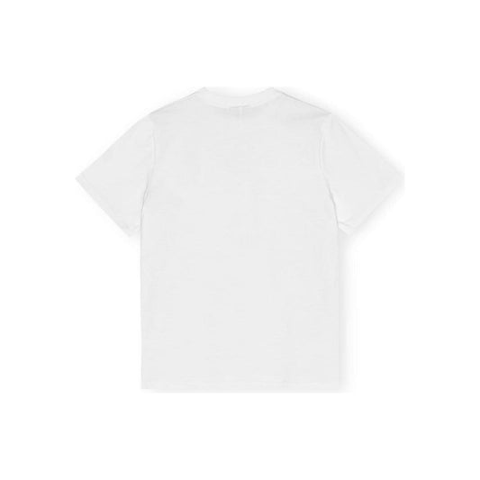 GANNI T-shirts and Polos White Topwear Ganni