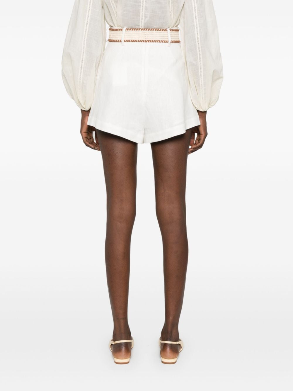 Zimmermann Shorts White Short trousers Zimmermann