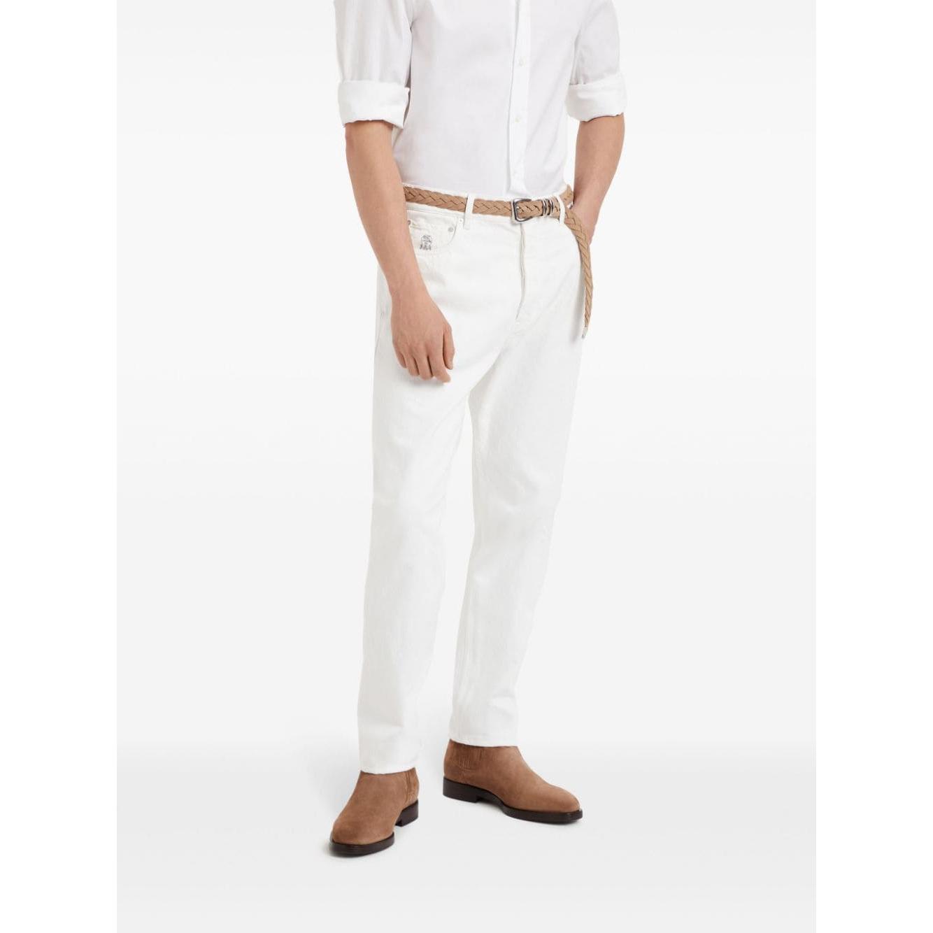 Brunello Cucinelli Jeans White Jeans Brunello Cucinelli