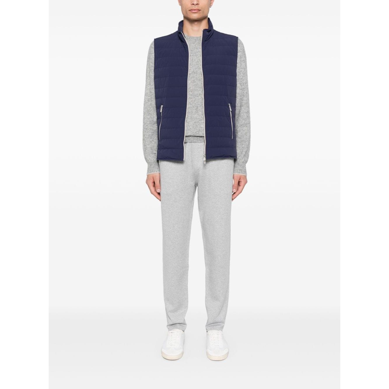 Brunello Cucinelli Jackets Blue Vests Brunello Cucinelli