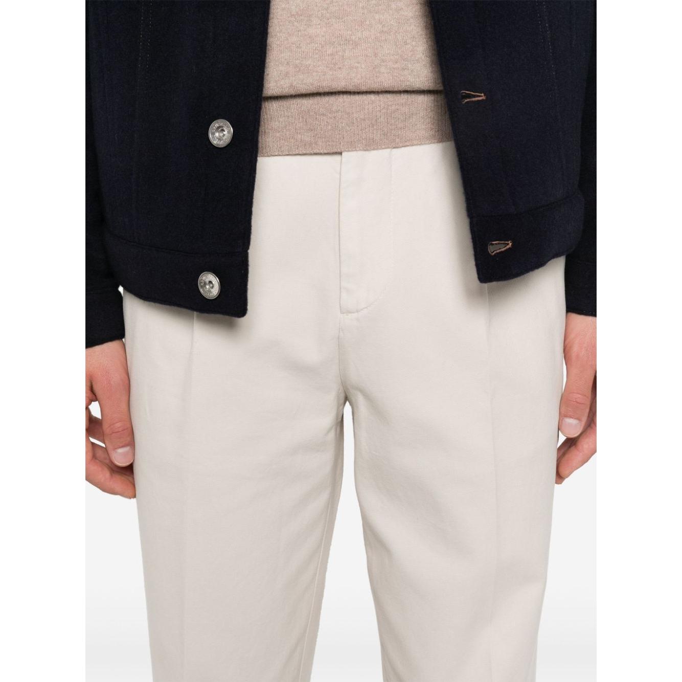 Brunello Cucinelli Trousers White Trousers Brunello Cucinelli