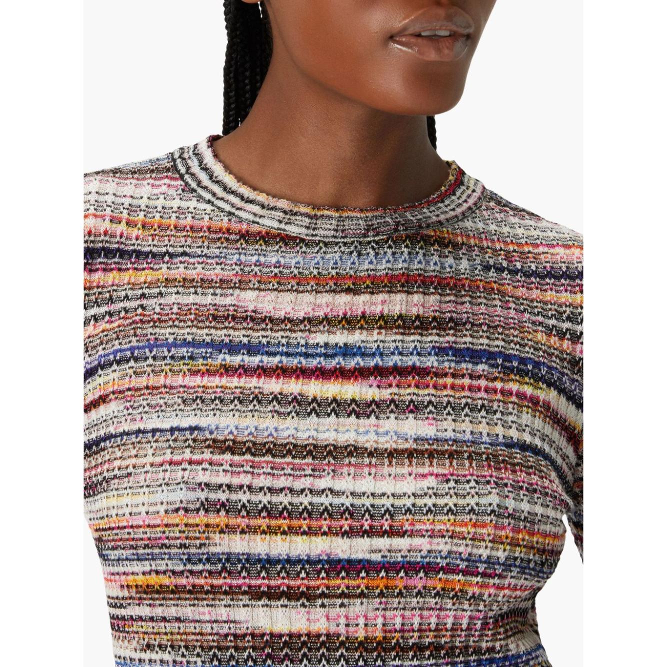 Missoni multicolour knitted construction mélange effect Dresses Dresses Missoni