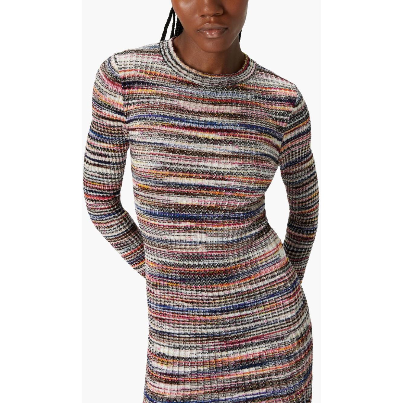 Missoni multicolour knitted construction mélange effect Dresses Dresses Missoni