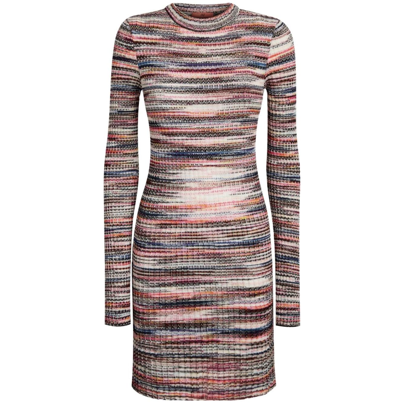 Missoni multicolour knitted construction mélange effect Dresses Dresses Missoni