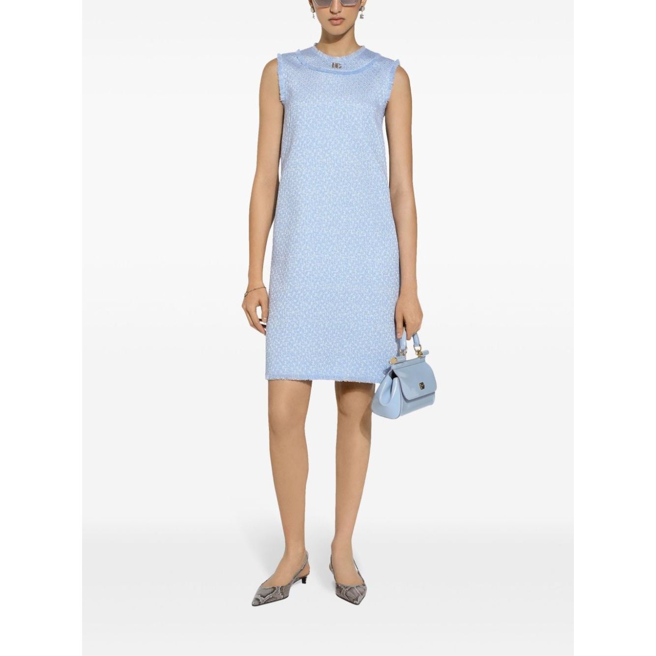 Dolce & Gabbana Dresses Clear Blue Dresses Dolce & Gabbana