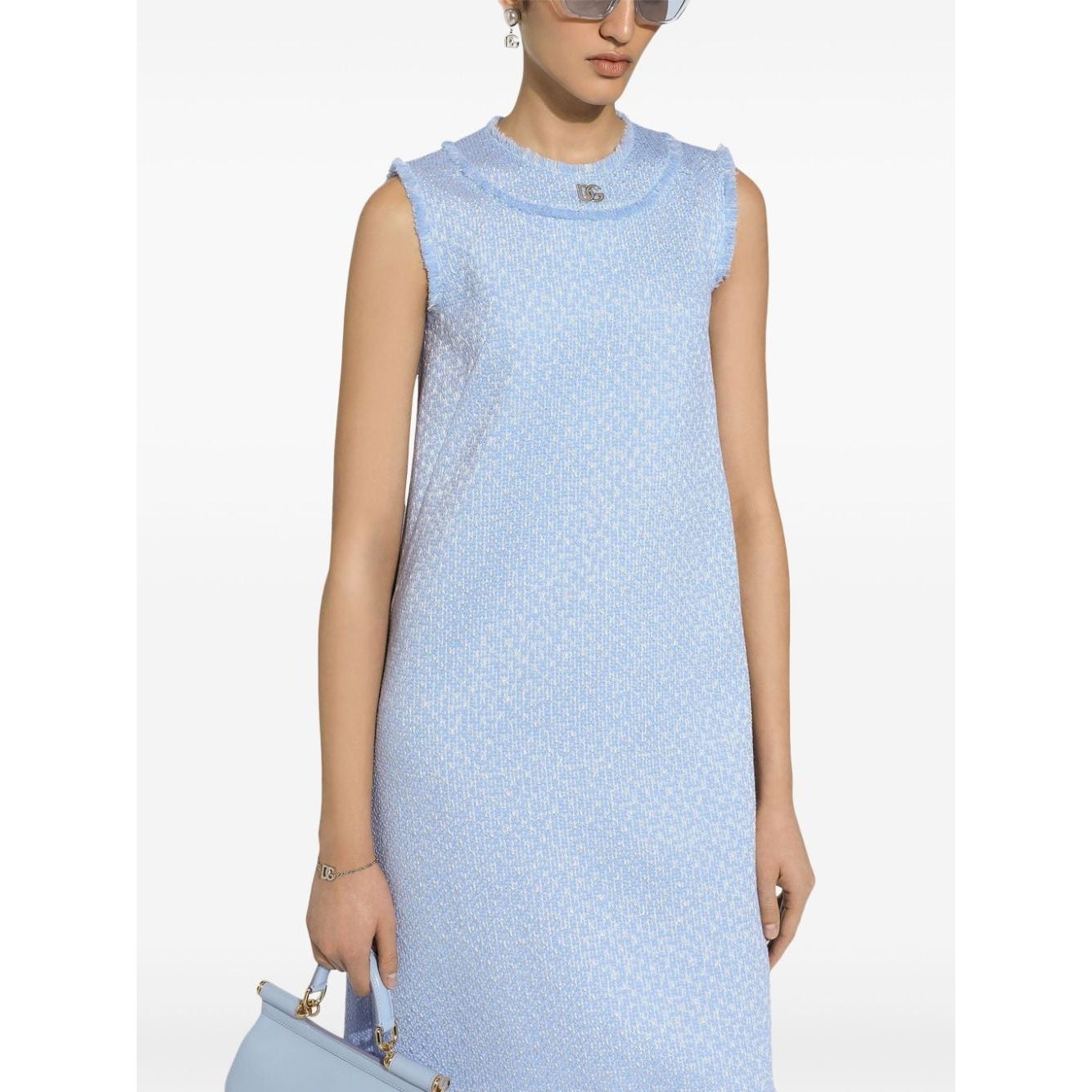 Dolce & Gabbana Dresses Clear Blue Dresses Dolce & Gabbana