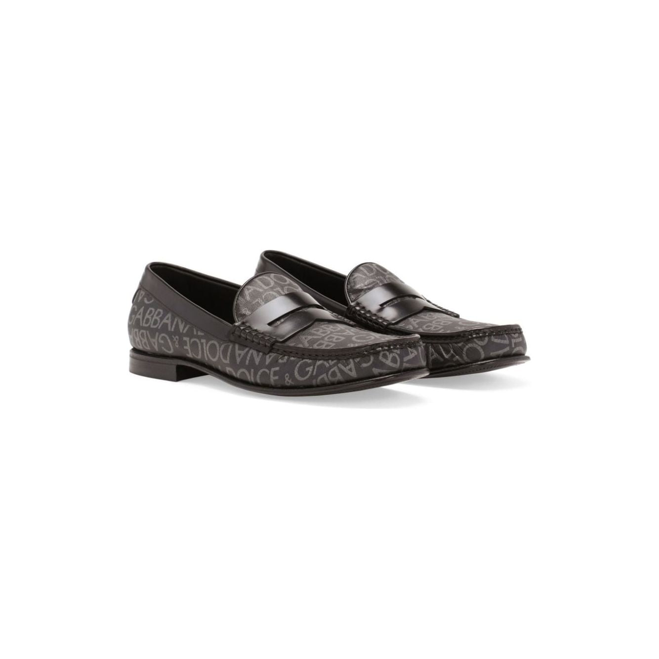 Dolce & Gabbana Flat shoes Black Moccasins Dolce & Gabbana