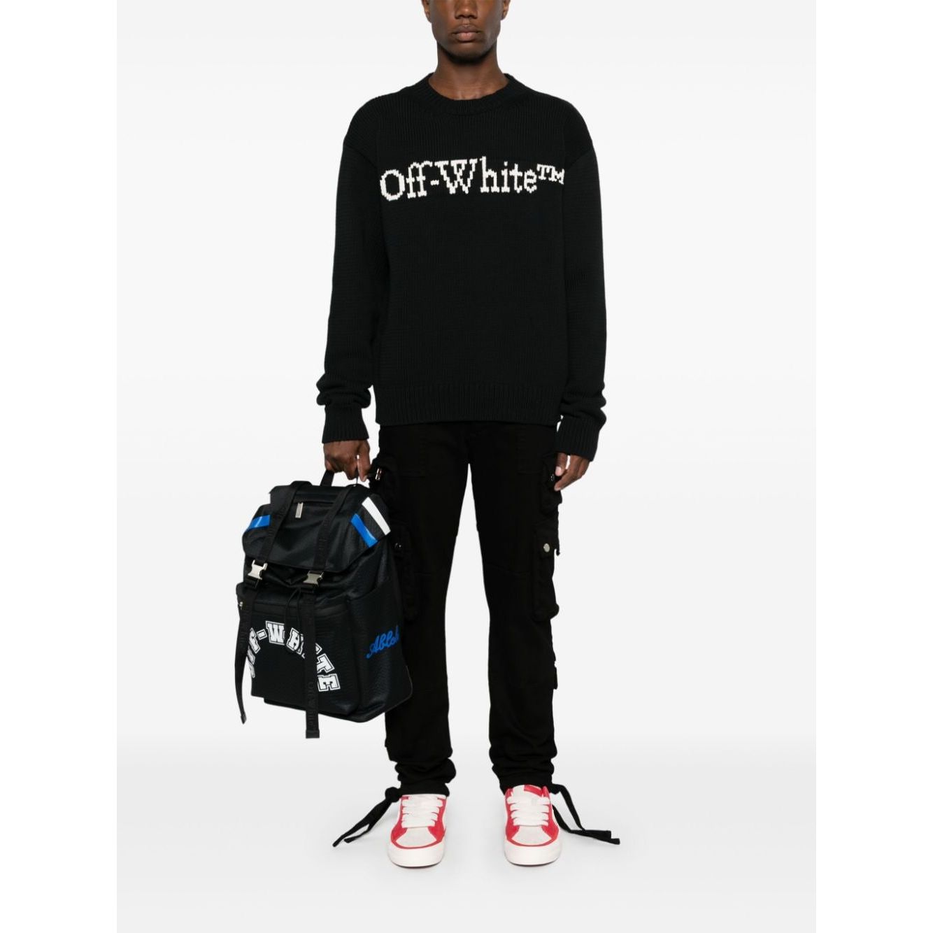 Off White Sweaters Black Topwear Off White