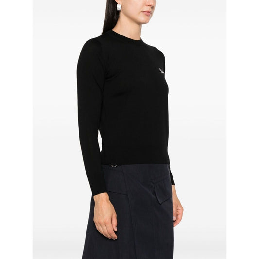 MAISON KITSUNE' Sweaters Black Topwear Maison Kitsune'