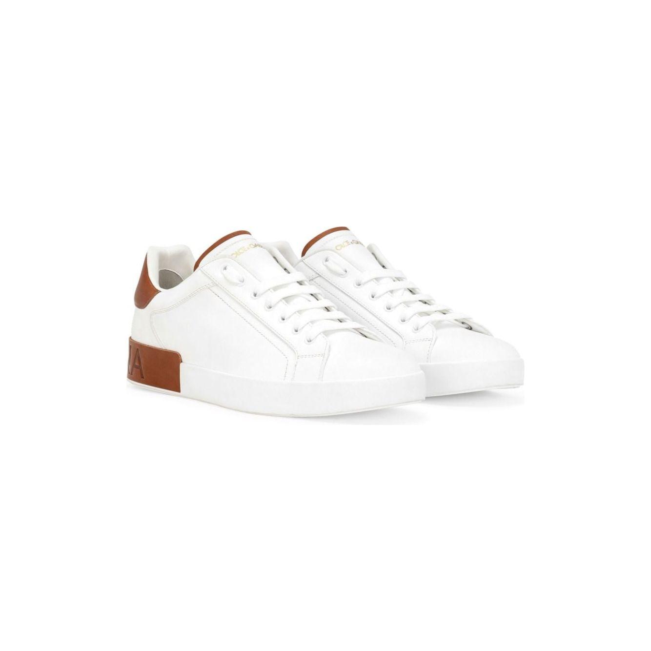 Dolce & Gabbana Sneakers Leather Brown Sneakers Dolce & Gabbana