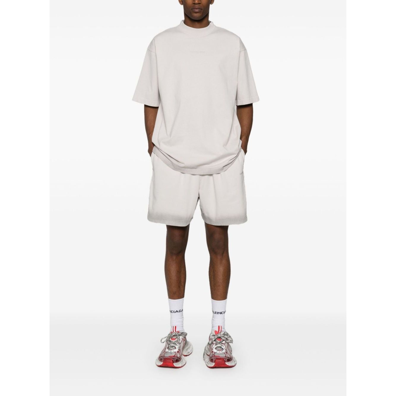 Balenciaga Shorts Grey Short trousers Balenciaga