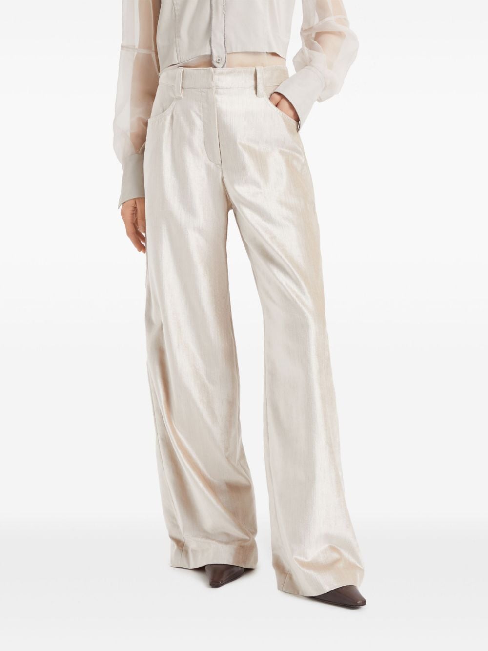 Brunello Cucinelli Trousers Beige Trousers Brunello Cucinelli