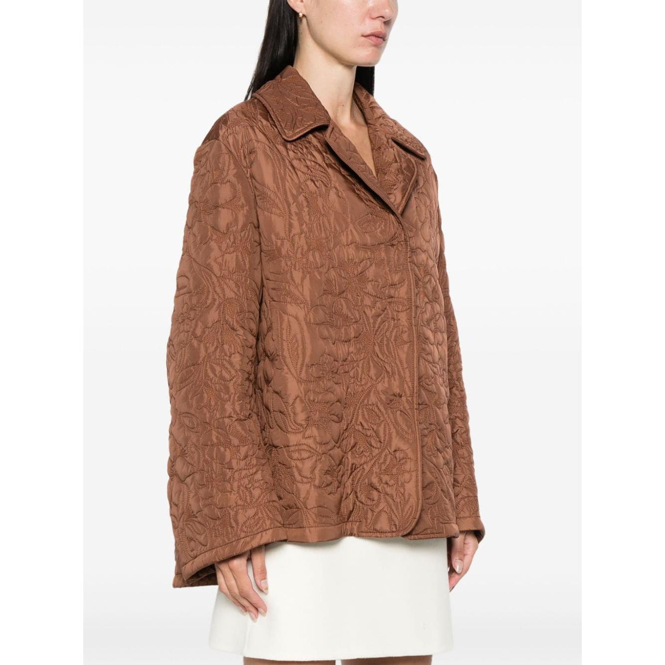 Ermanno Scervino Jackets Leather Brown